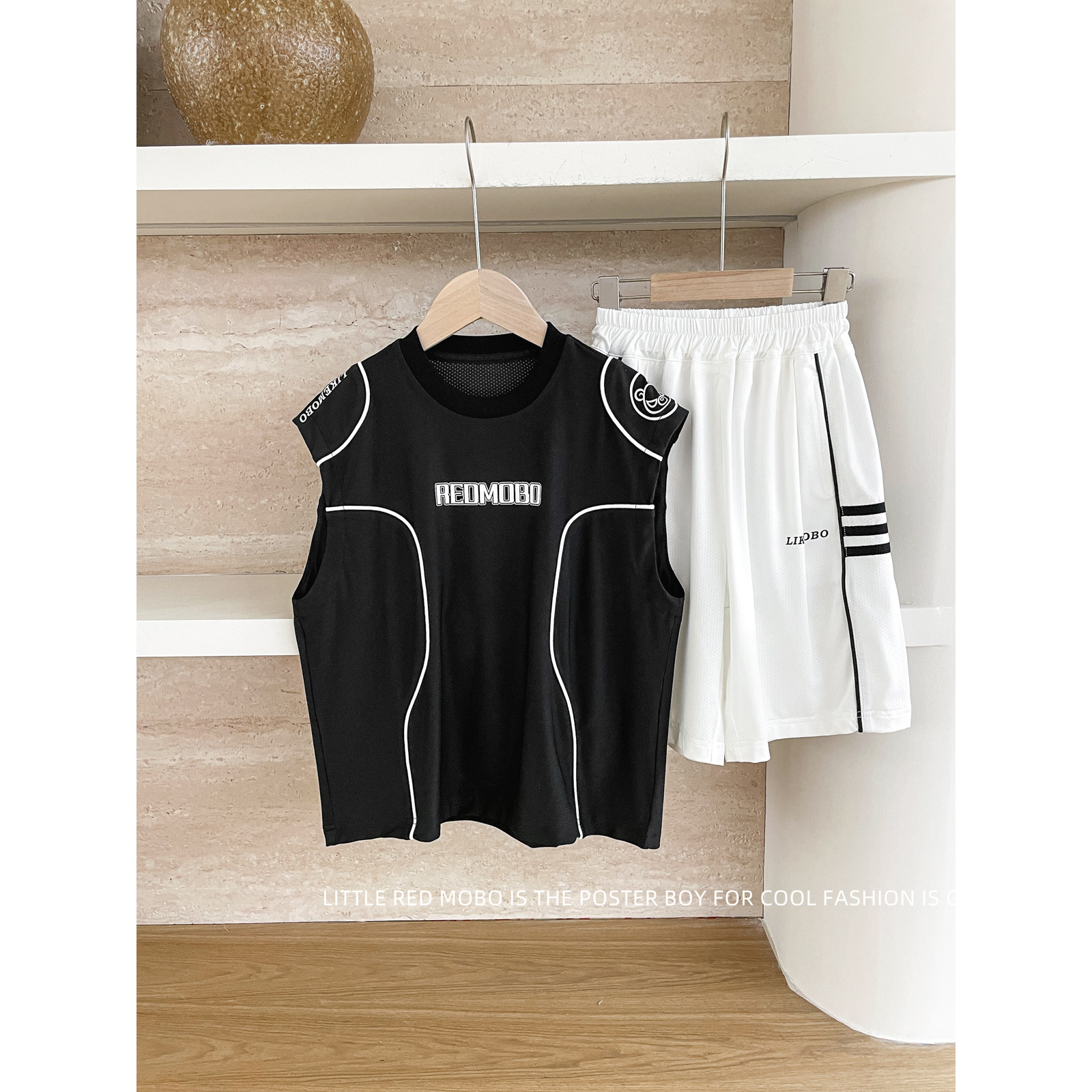 【现现】童装男儿童速干运动套装2025夏季新款两件套MMT822201