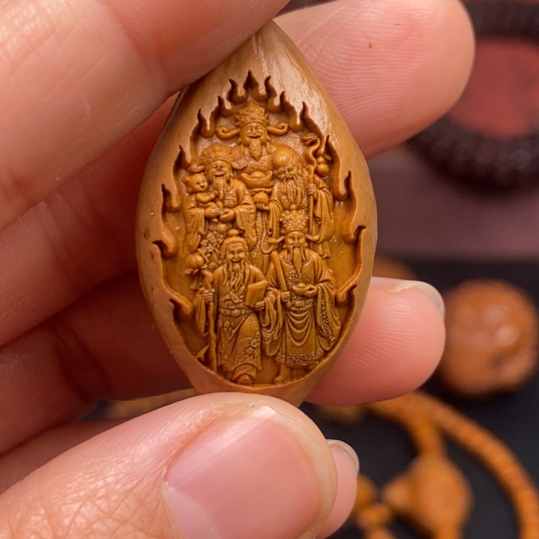 猴头核桃吊坠橄榄核桃