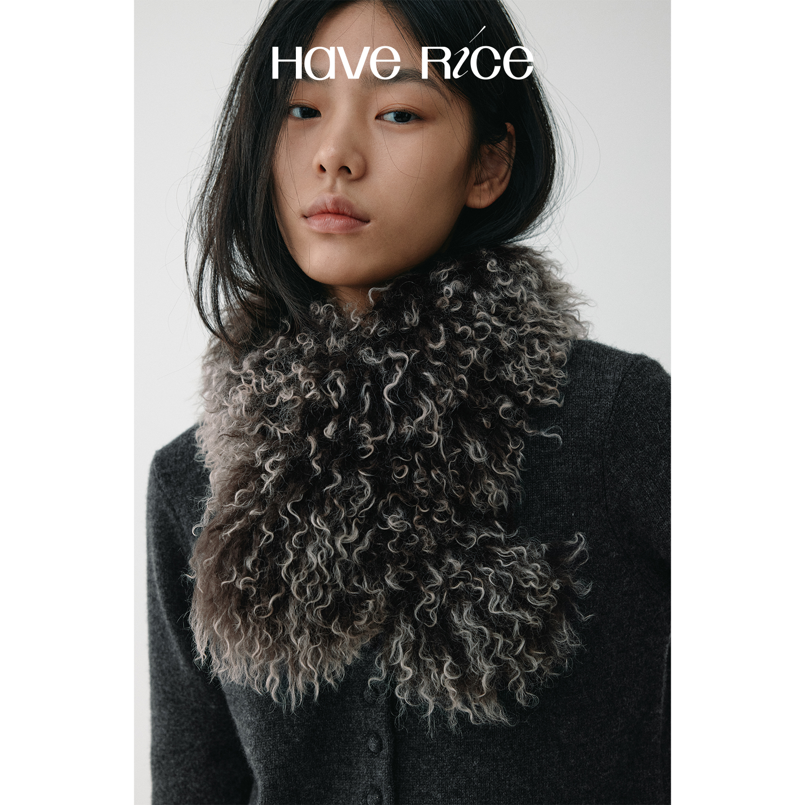 【卷卷围脖】保暖舒适毛尖染色蓬松柔软围巾