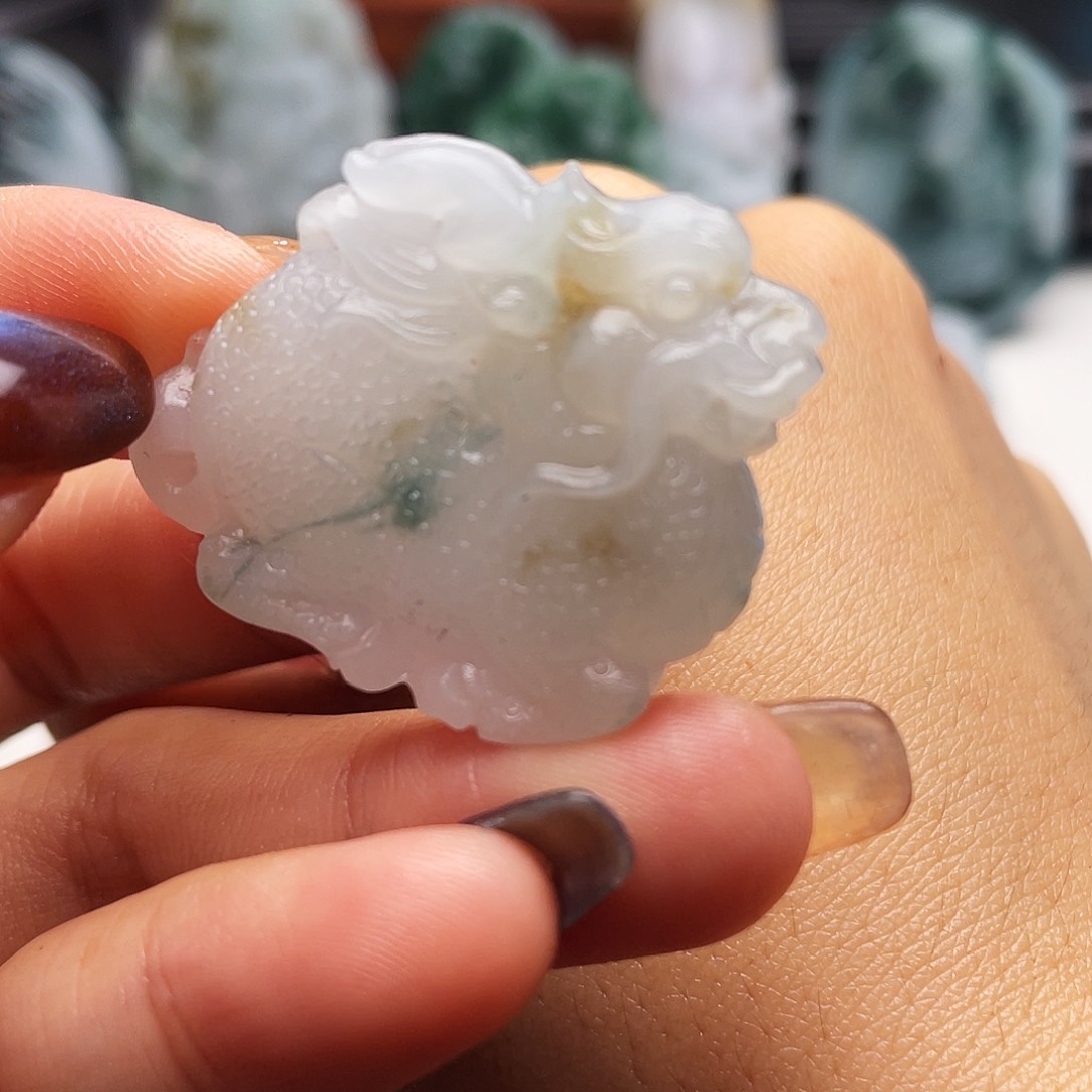 未镶嵌定制翡翠青**上天然