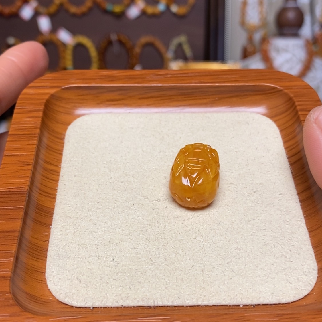 【闪购商品】蜜蜡颈饰未镶嵌项链定制吊坠