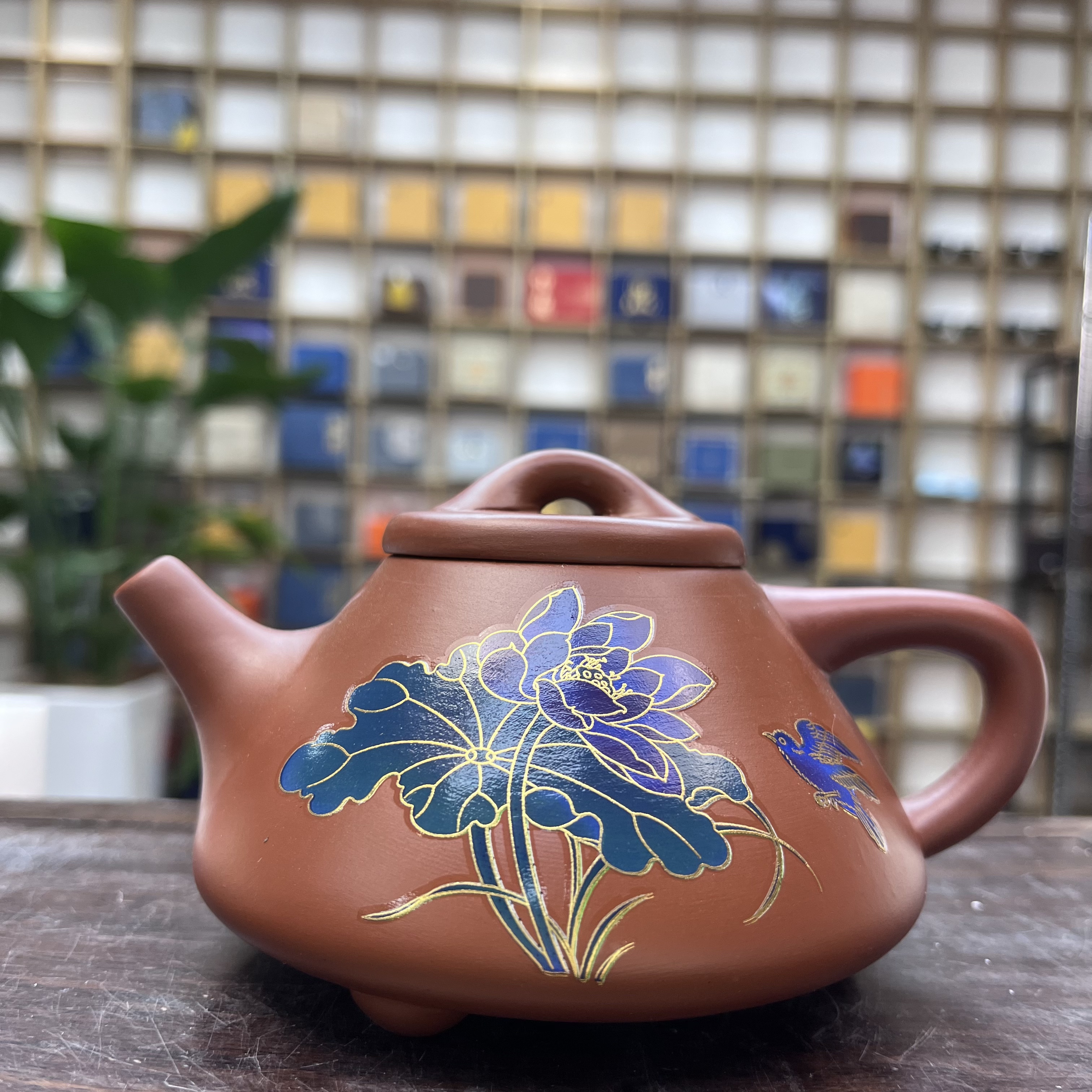 变色石瓢紫砂加礼盒-B44（众）