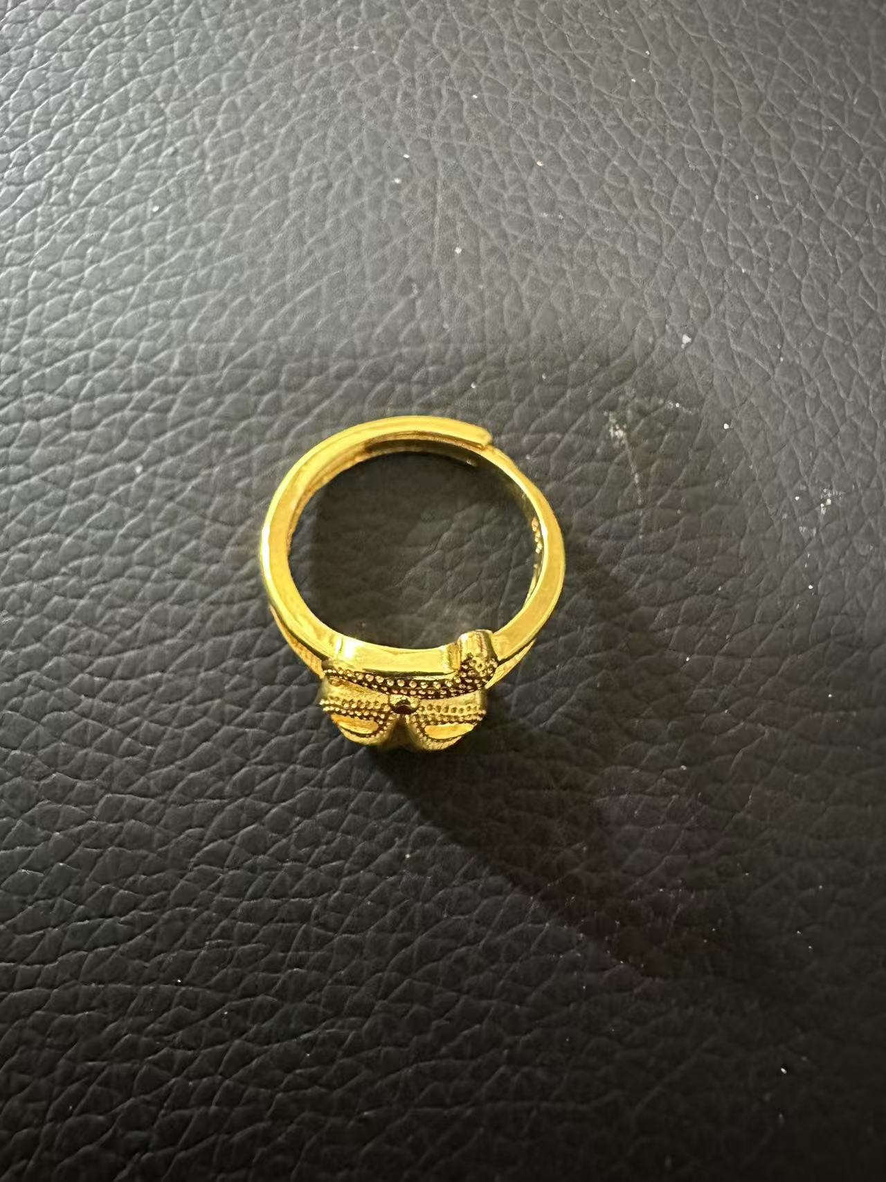 足银戒指 【中缅严选】收藏级轻奢气质经典设计黄色戒指FX010