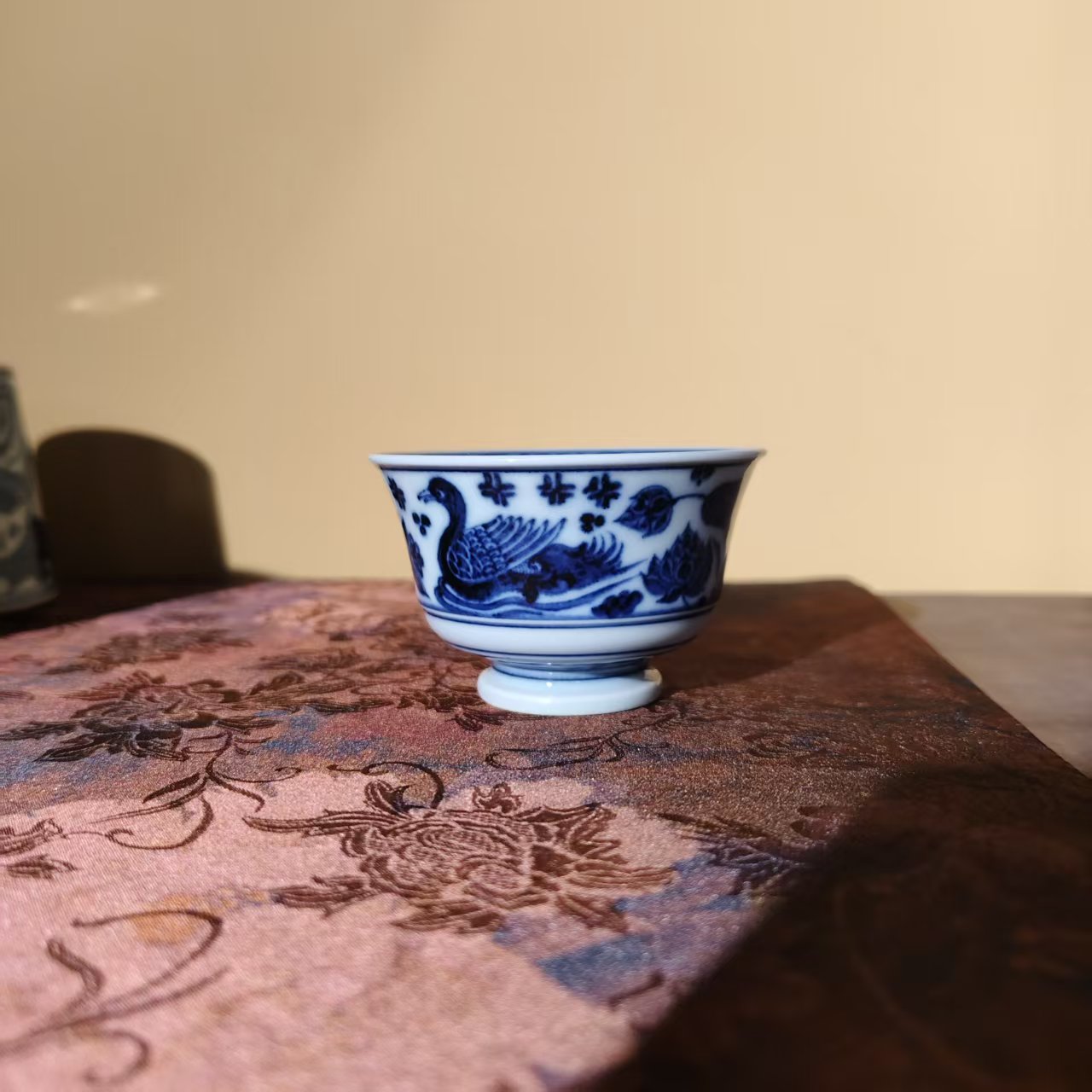 【瓷见如故】元黛工坊鸳鸯小号马蹄杯（新） ydgf170