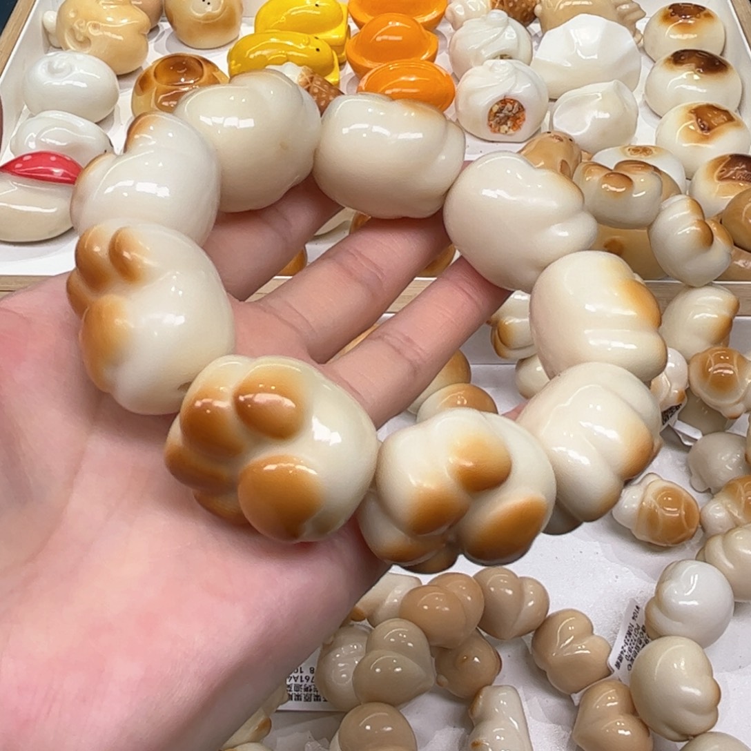 手串菩提根/象牙果9.8.15象牙果爱心狗爪微瑕
