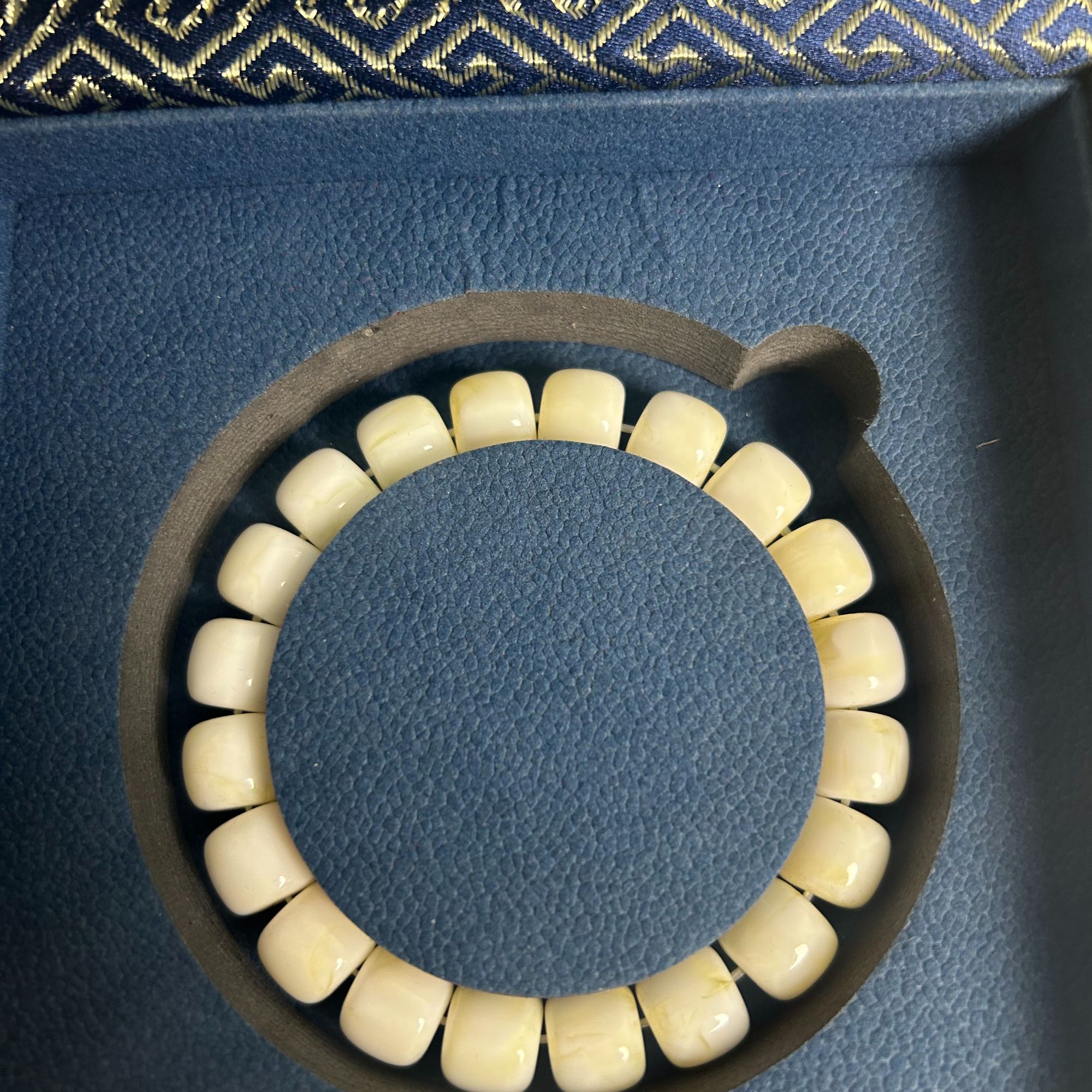 蜡 白珠手串 链接16号