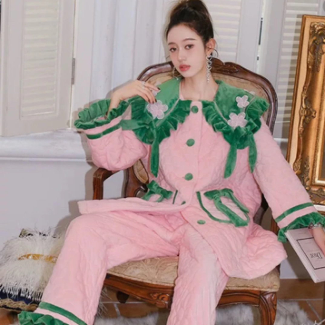 恋慕ANNZ 原创粉色芭比家居服