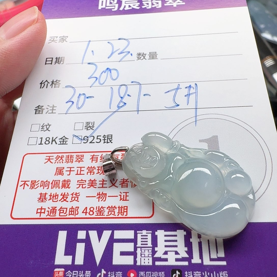 翡翠颈饰未镶嵌翡翠