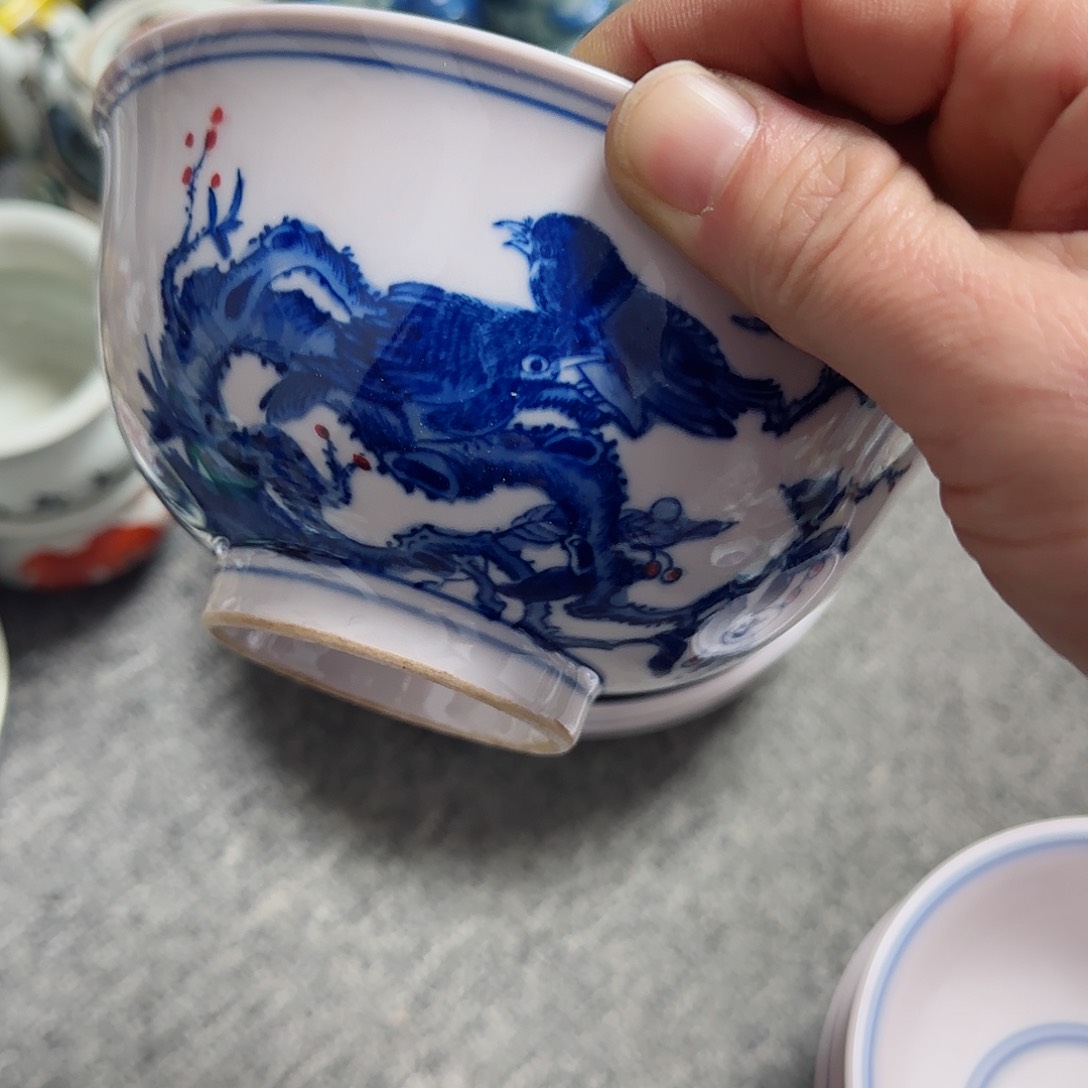 摆件梅*-瓷器的工艺技术水平