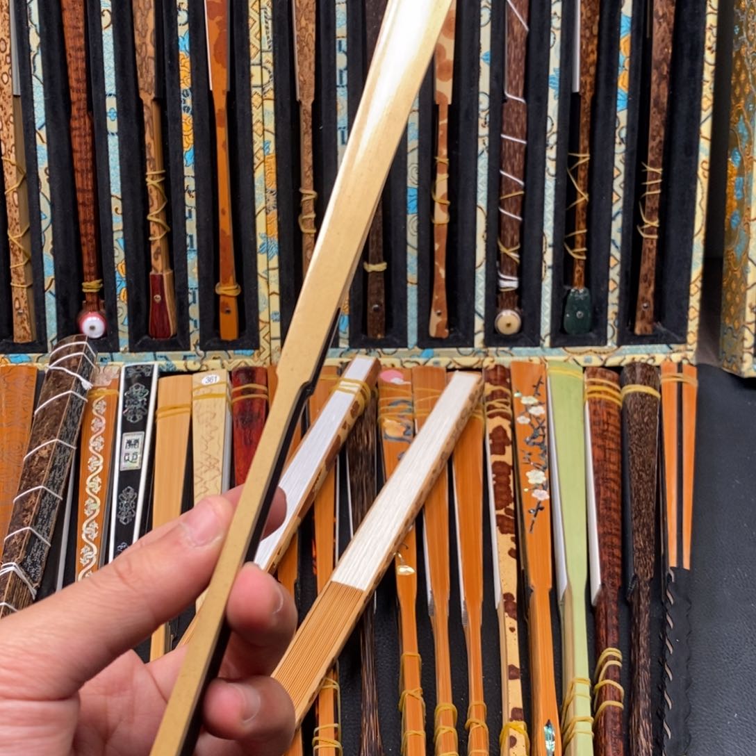 扇子H****嘉文玩折扇文玩折扇