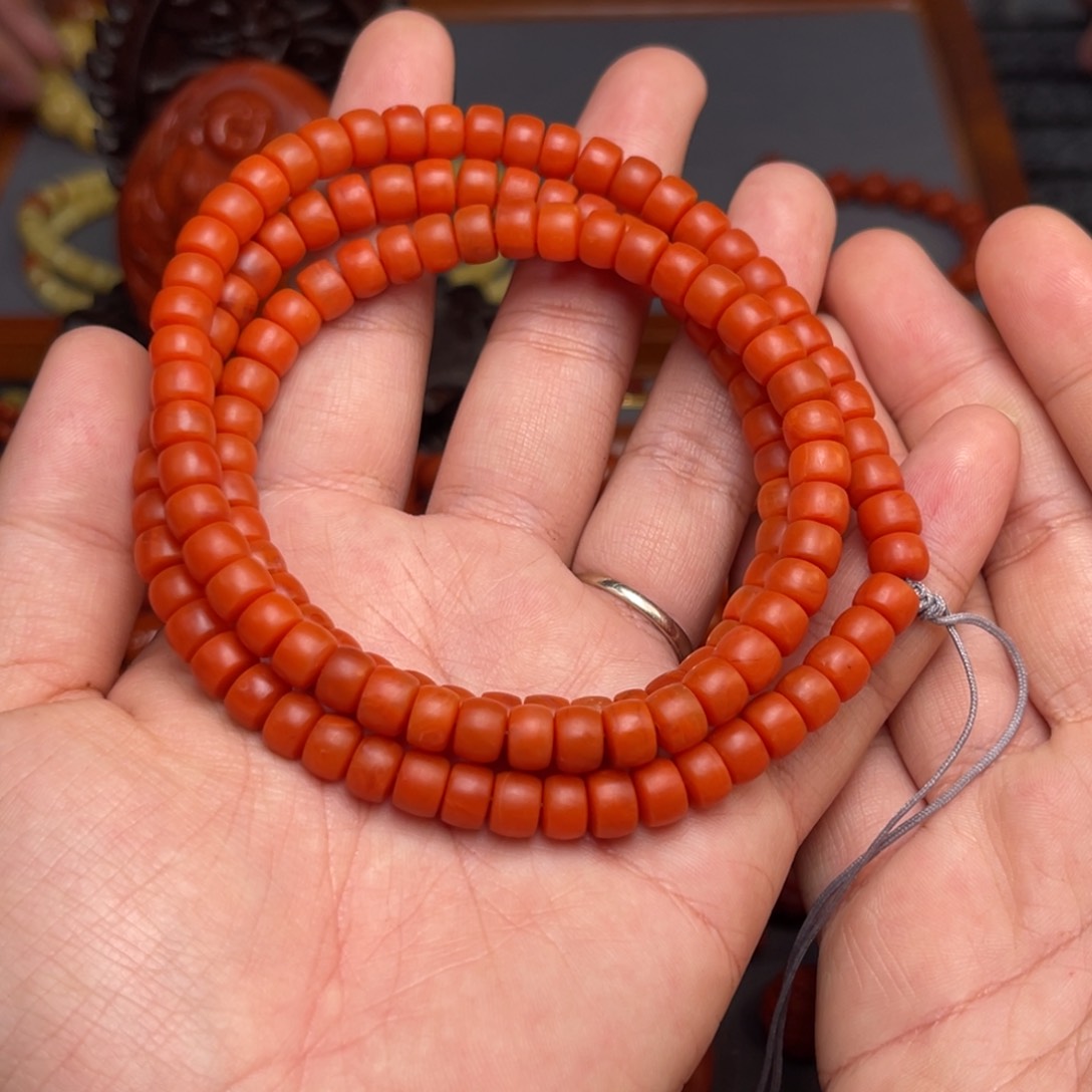 南红玛瑙卡7尺寸未镶嵌