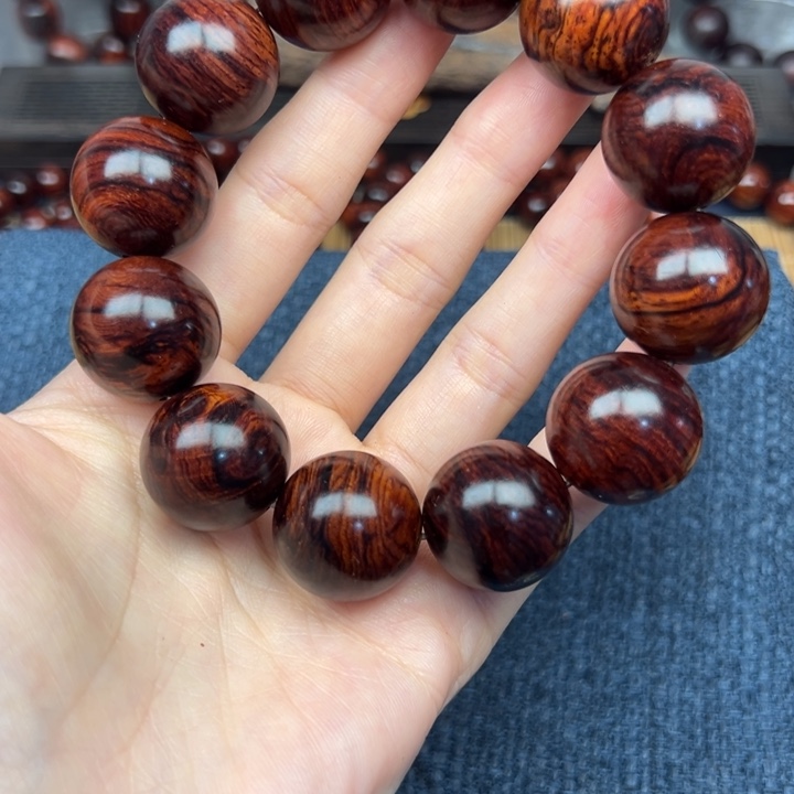 草***选木海南红降花梨公横纹虎皮2.0（瑕)