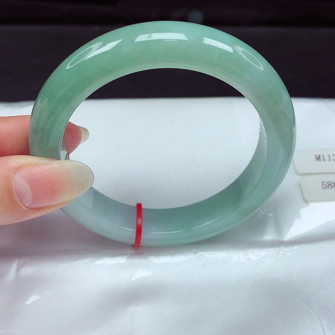 未镶嵌手镯翡翠58圈407