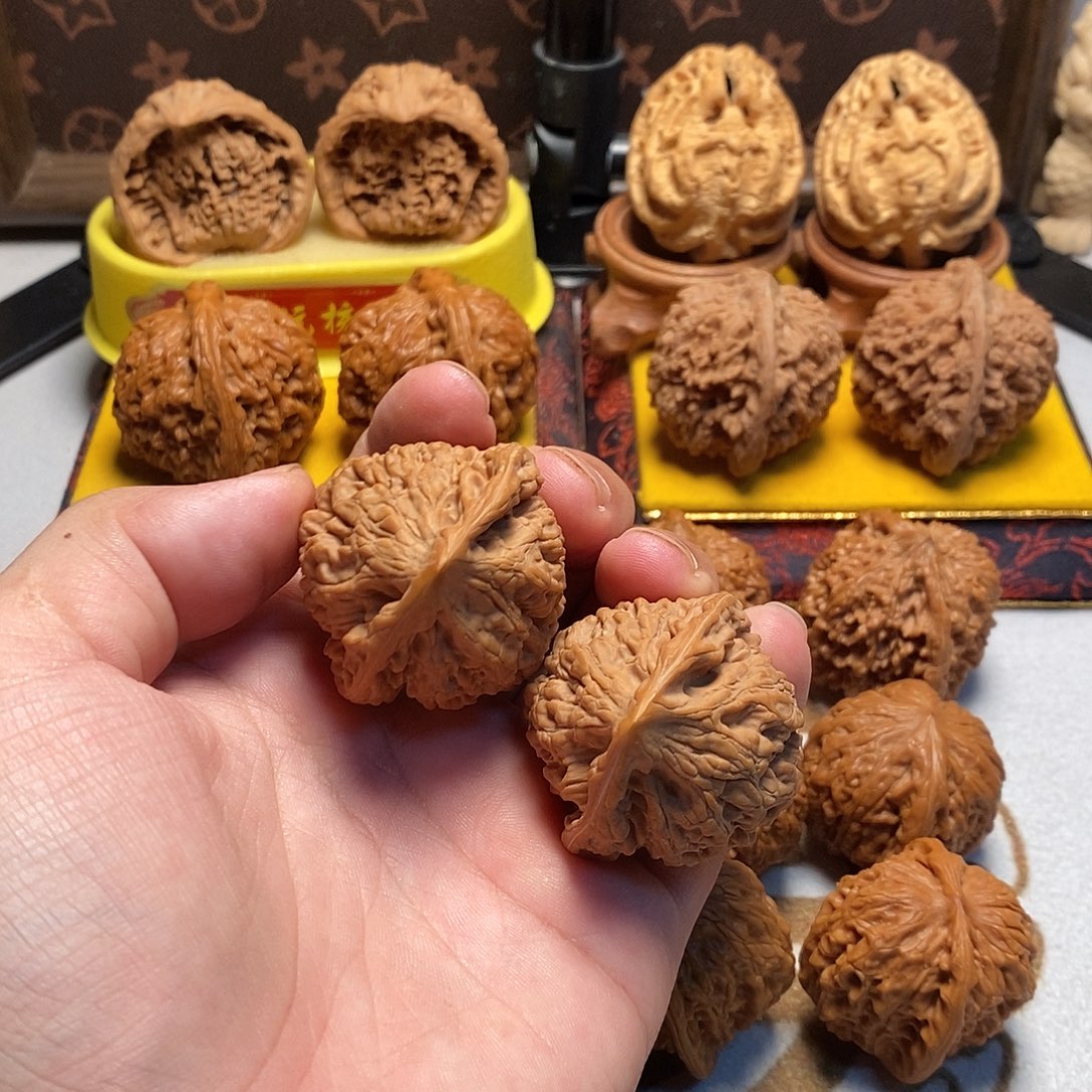 把件文玩核桃42尺官帽