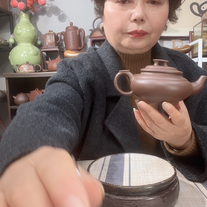 紫泥茶壶原矿紫砂壶