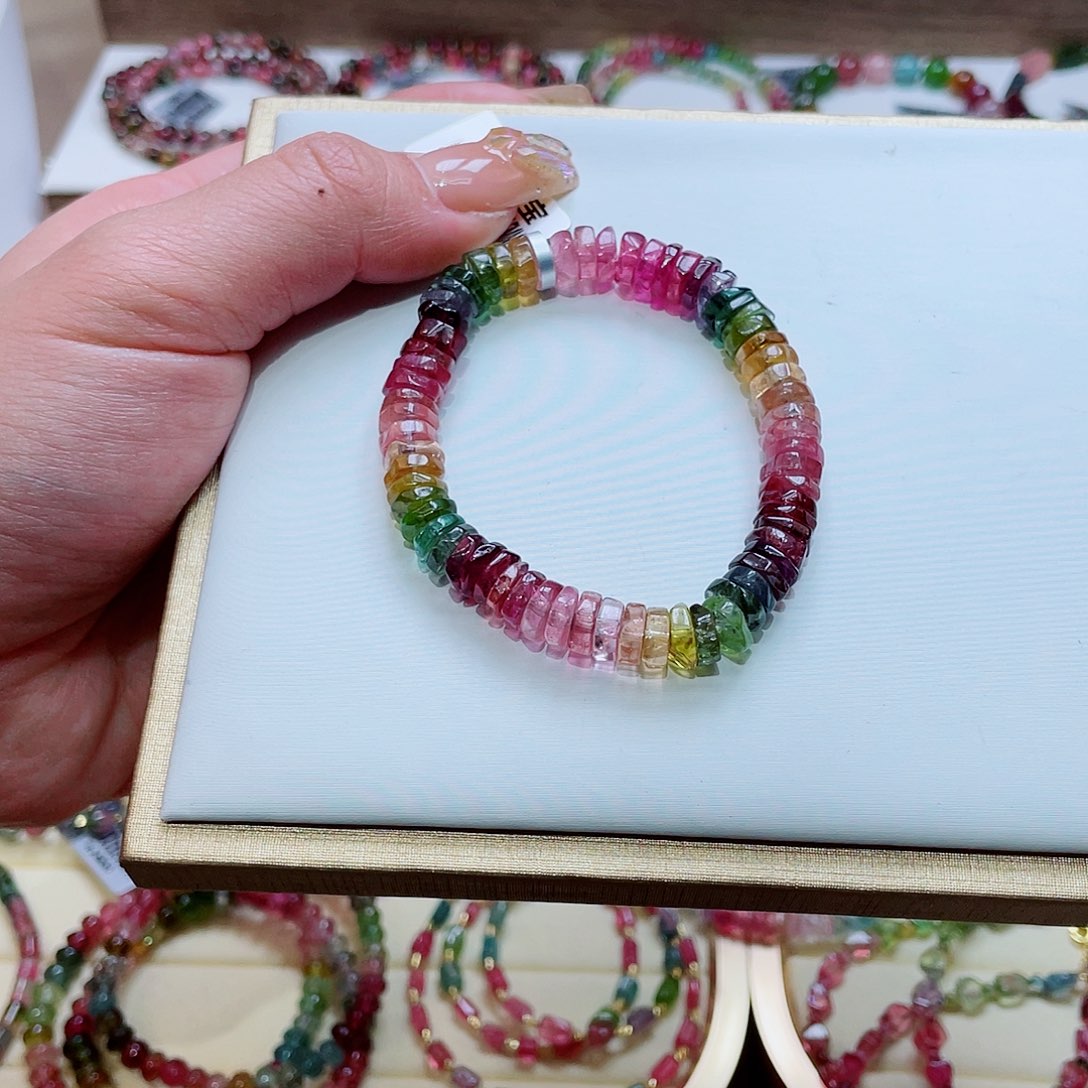 碧玺手串未镶嵌聂****）多样性发其一