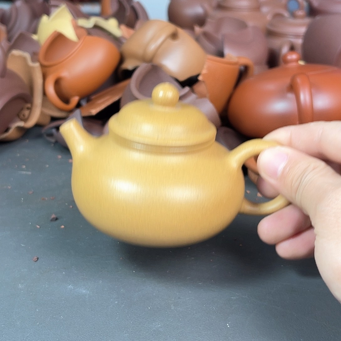 茶壶紫砂刘子新黄金段容天200