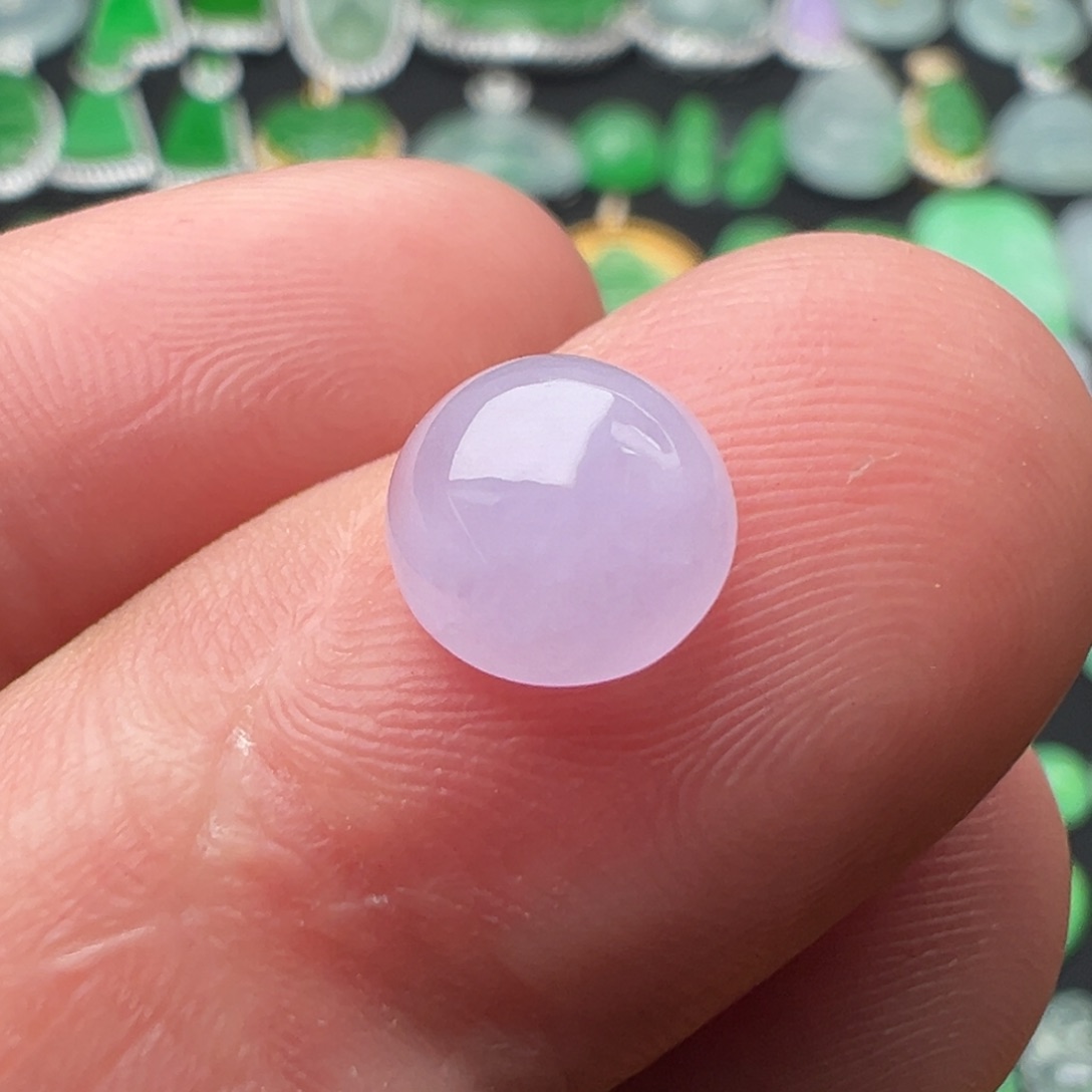 翡翠颈饰未镶嵌摇*蛋面8