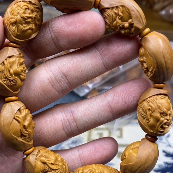 橄榄核手串/手链橄榄核雕工艺手串