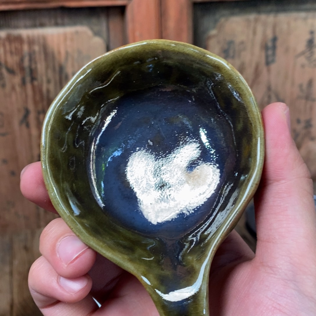 榴***花浪鬼柴烧 釉鬼柴烧 盘