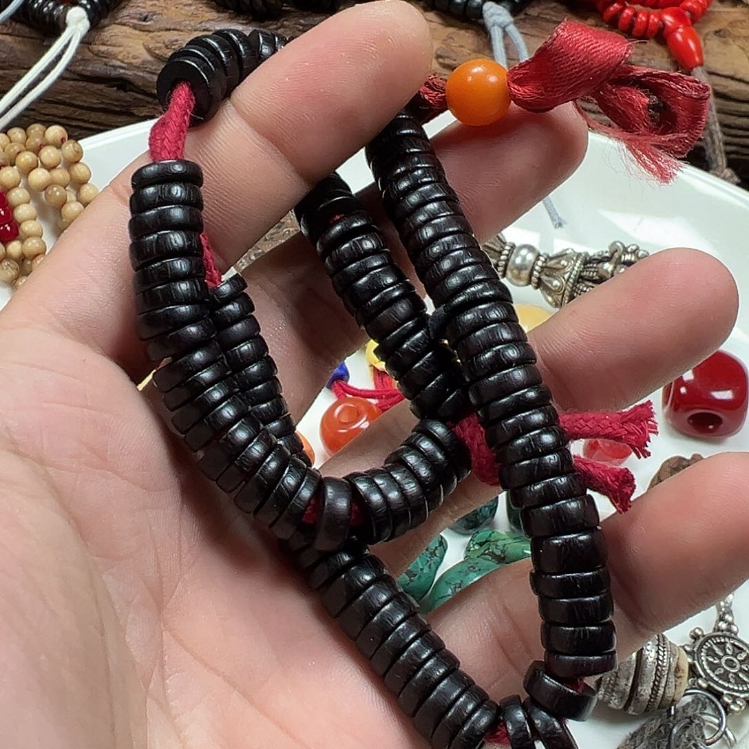 泥塑泥塑工艺品（紫檀108尺寸9+）