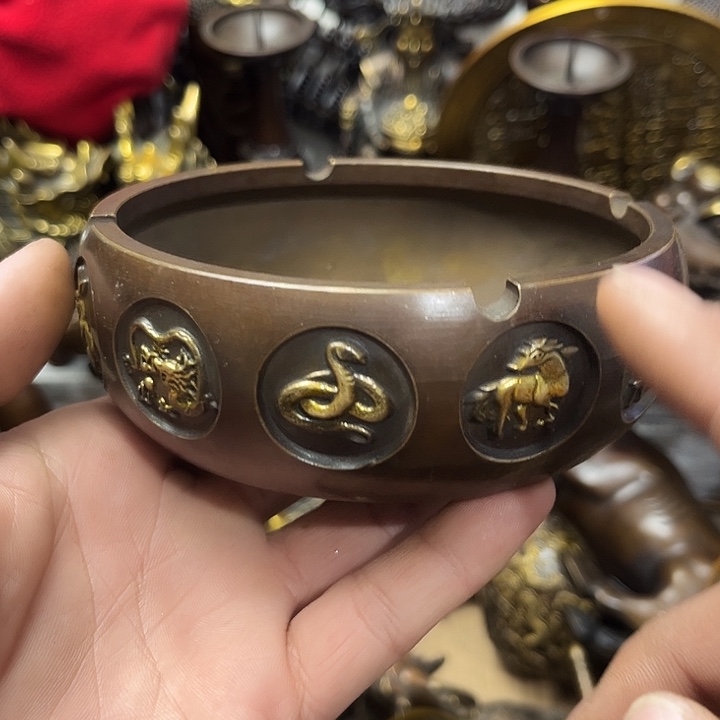 顺顺利利，铜器摆件