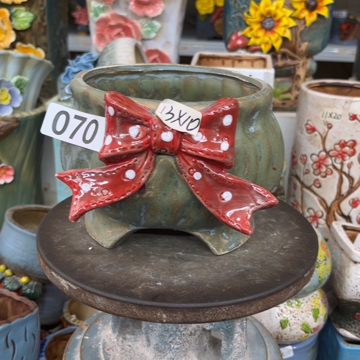 紫砂花盆粗陶材质多肉花盆