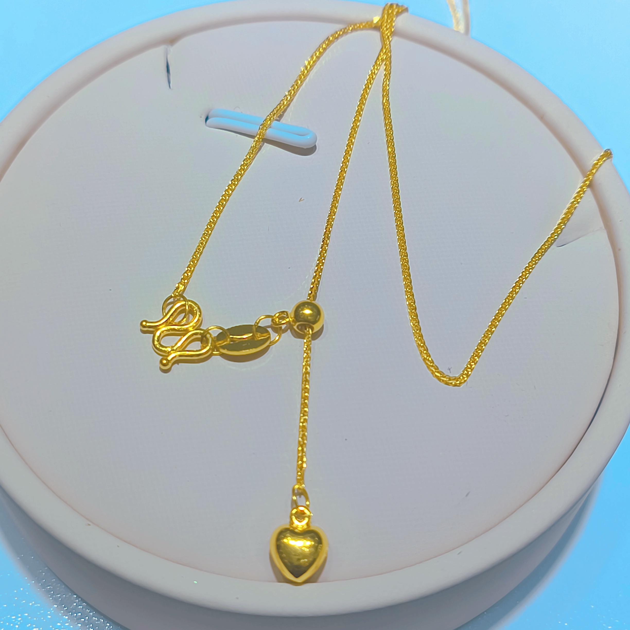 足金999时尚精品可调节项链2.33g2.35g2.36g2.28g