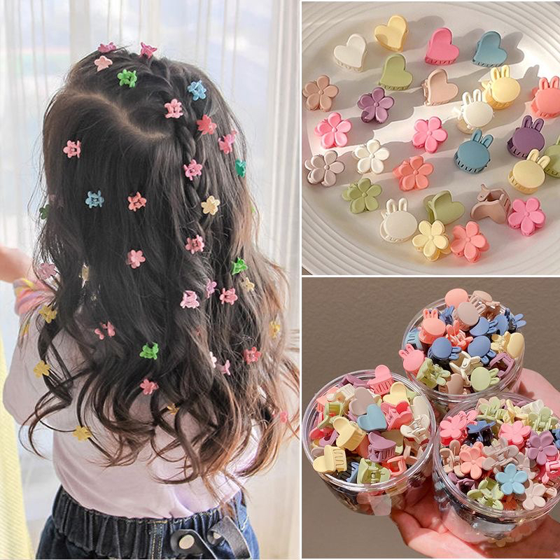 爆款小夹子春夏女孩碎发小抓夹女童宝宝头饰儿童可爱发卡发夹彩色