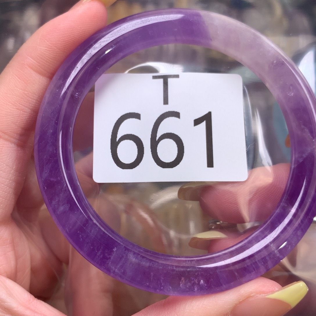 水晶手镯未镶嵌手镯661-55