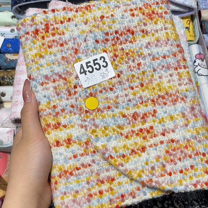 织绣A5活页带方格纸4553带流苏
