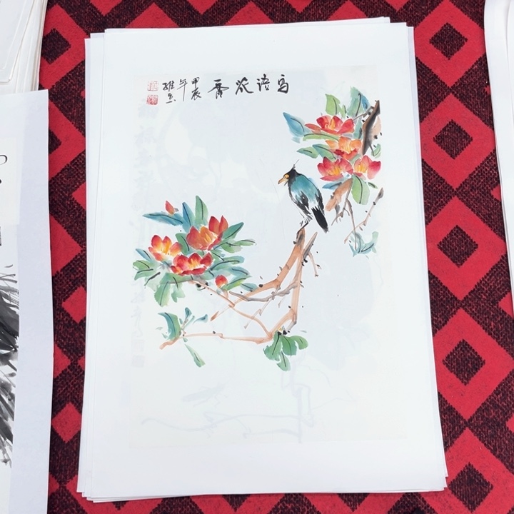 国画45/68纯手绘国画作品