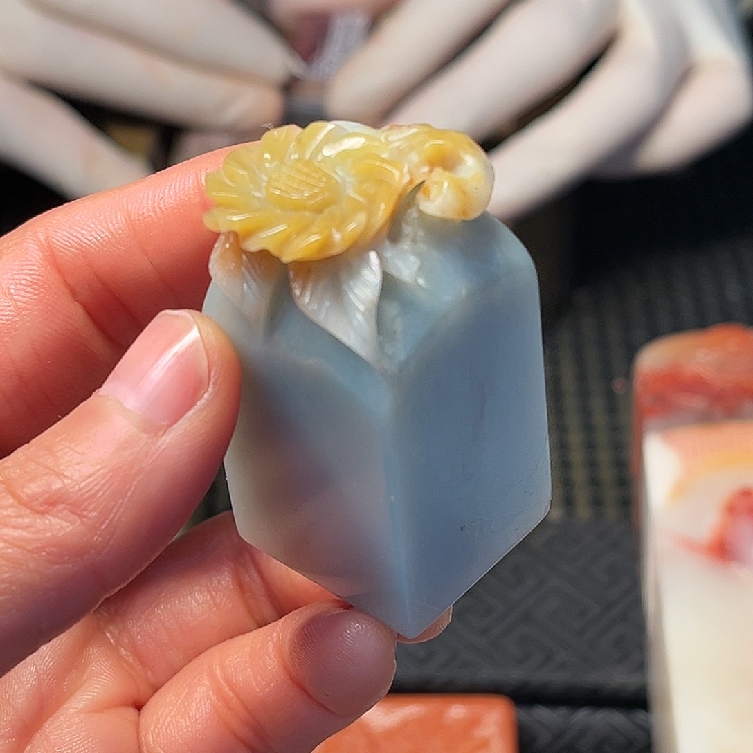 寿山石印石你也快回来吃饭