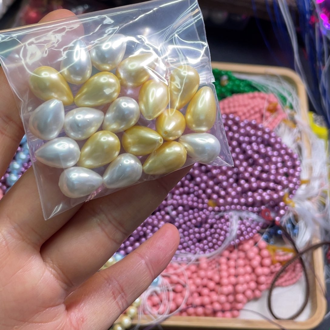 水滴随机一份18颗手工配饰配珠