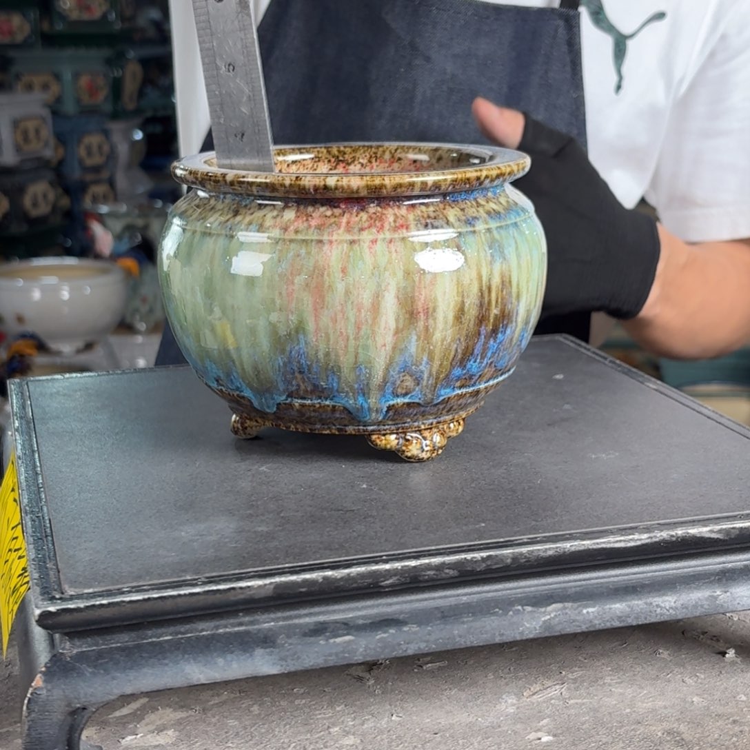 一风堂石湾花盆 内11*9编号958