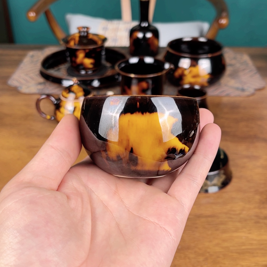 杯玳瑁釉钵杯主人杯