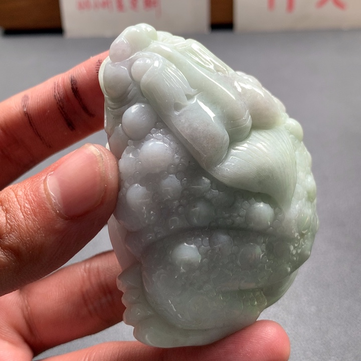 翡翠未镶嵌颈饰保真天然a货翡翠