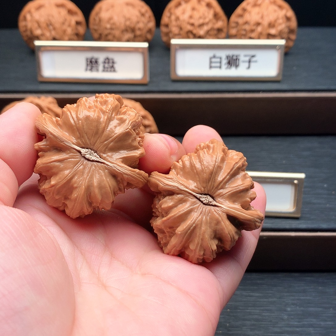 吊坠文玩核桃465号白狮子39