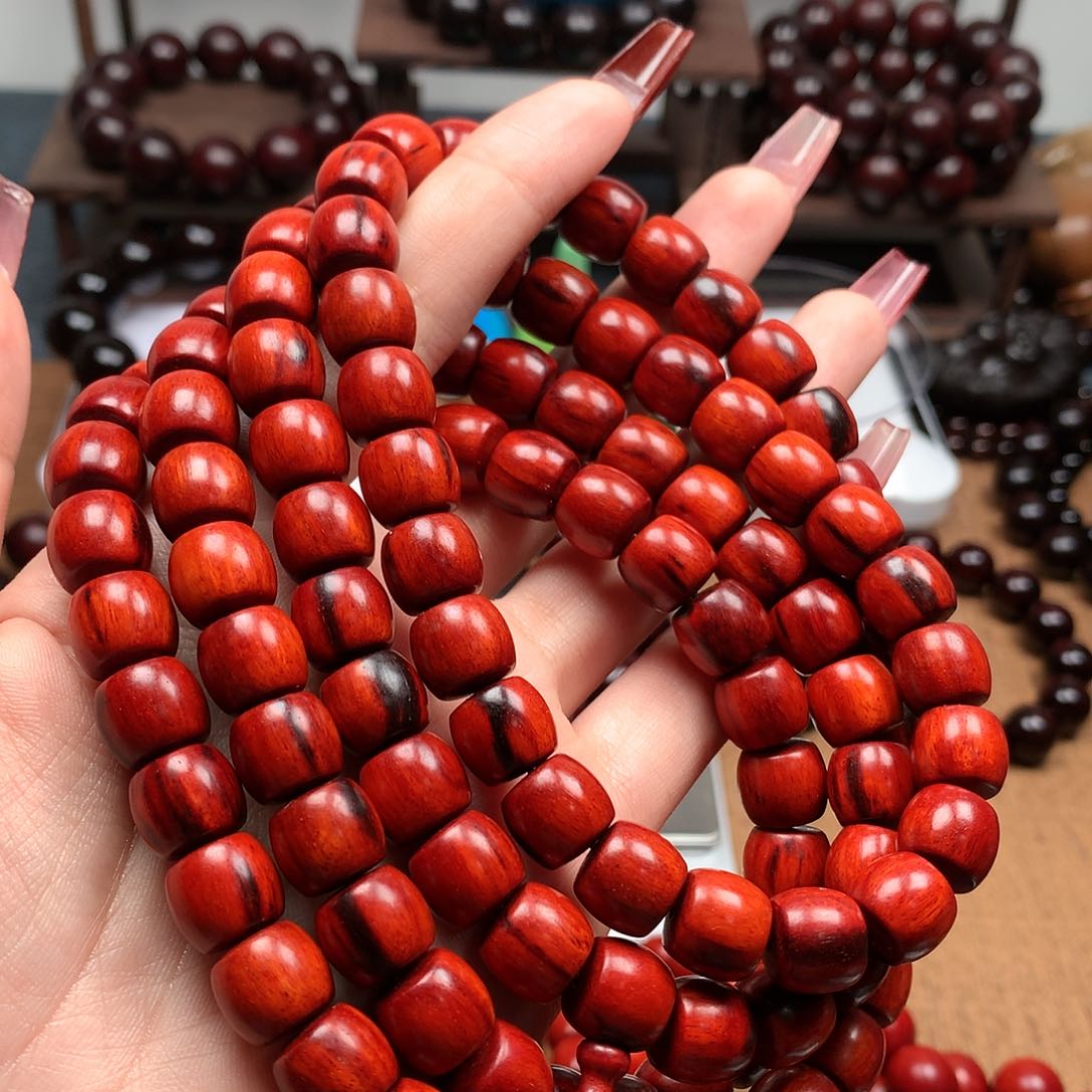 檀香紫檀（小叶紫檀）我**天1.0 1.1直切芝麻花