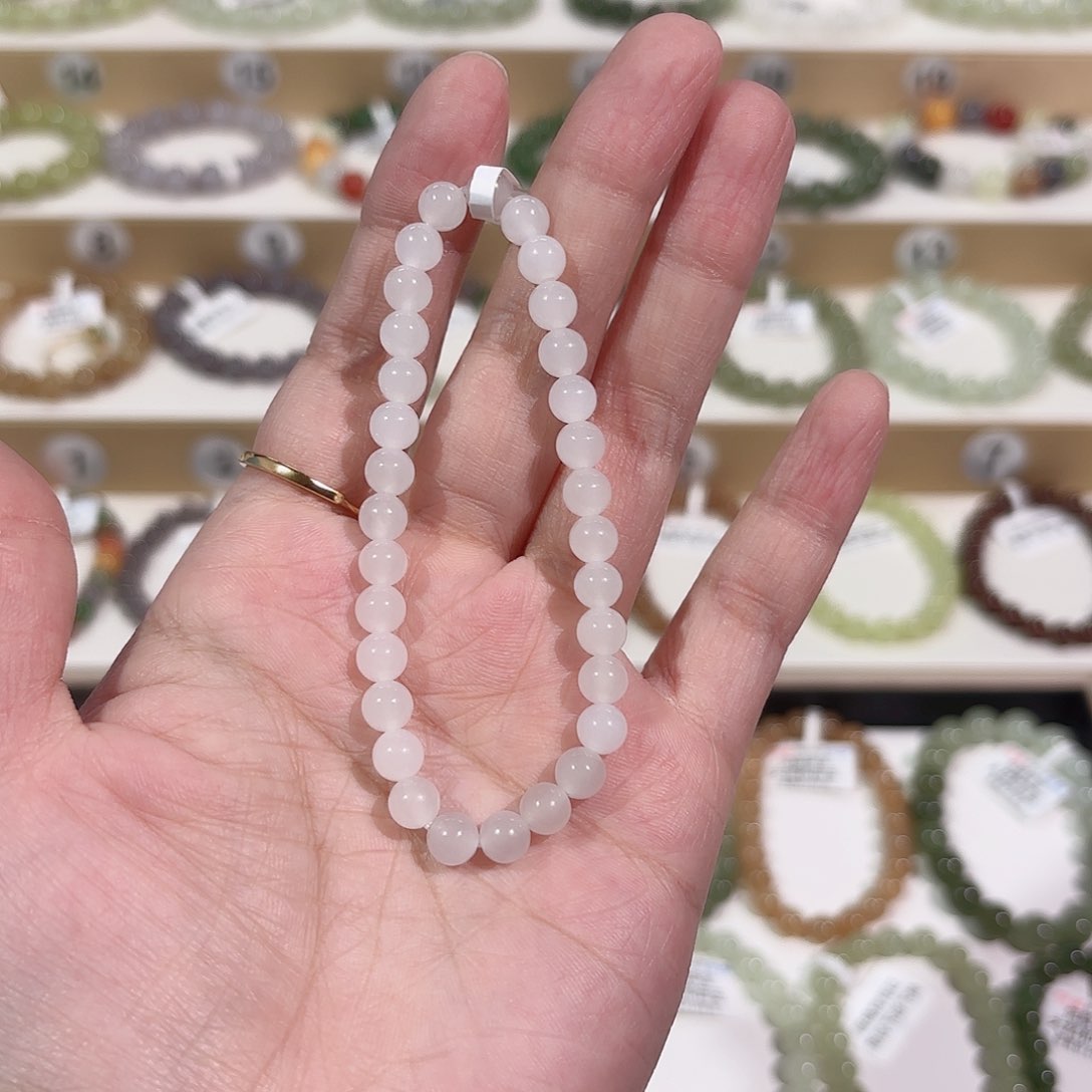 和田玉手链未镶嵌A