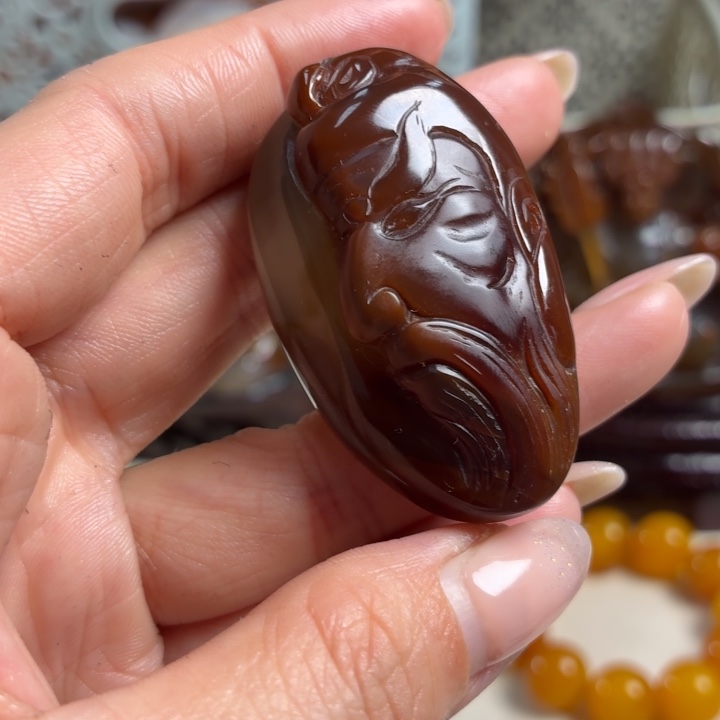 玛瑙/玉髓未镶嵌吊坠(不含链)