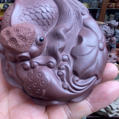 茶壶紫砂红运当头