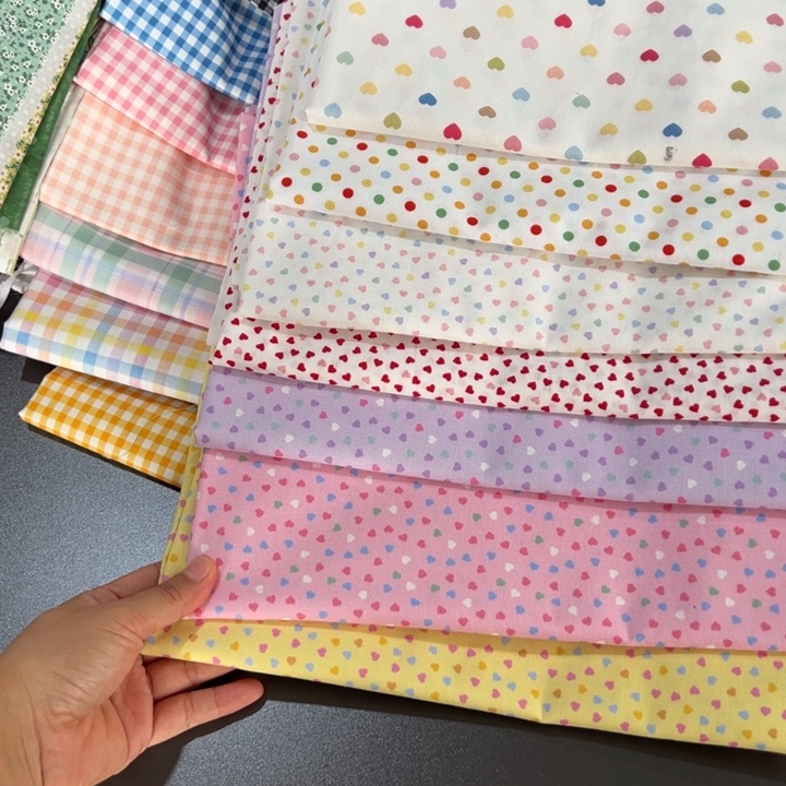 山***灵棉7米价纯棉平布1.1宽果子布艺7色各一米