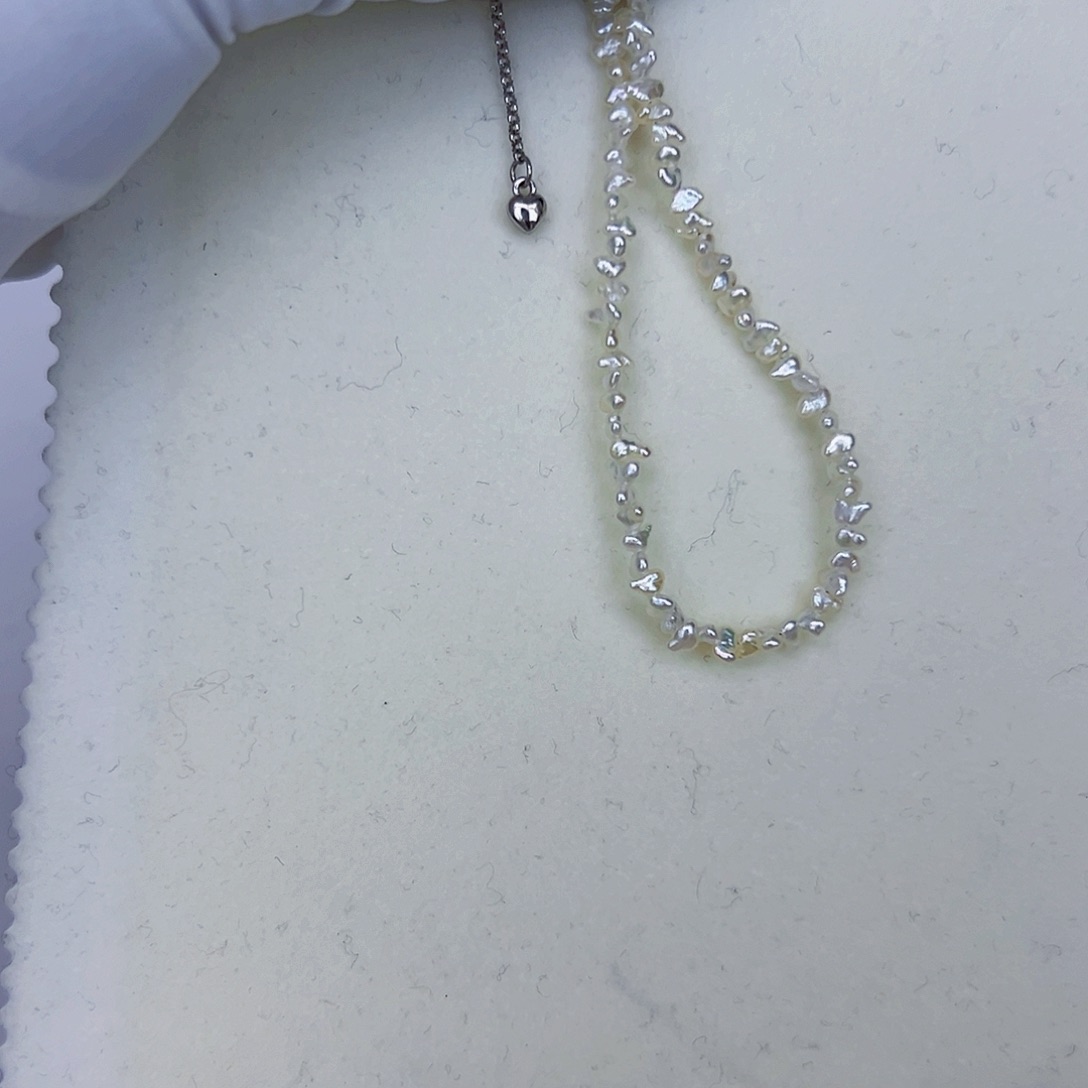 海水珍珠海水akoya设计款手链014银S925镶嵌