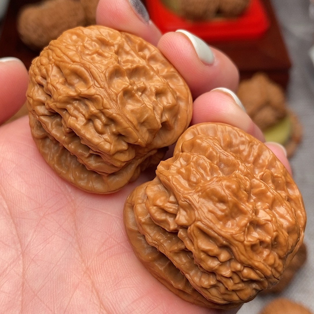 把件文玩核桃野狼38全品