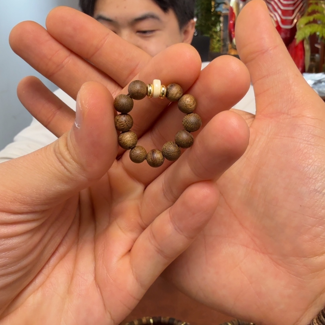 沉香木沉香纯露戒指 diy 猛犸