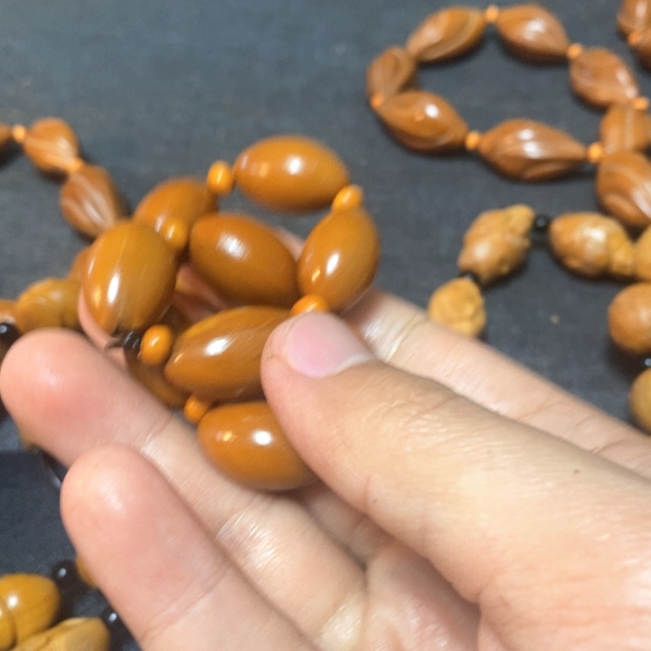 橄榄核手串/手链橄榄微瑕光珠