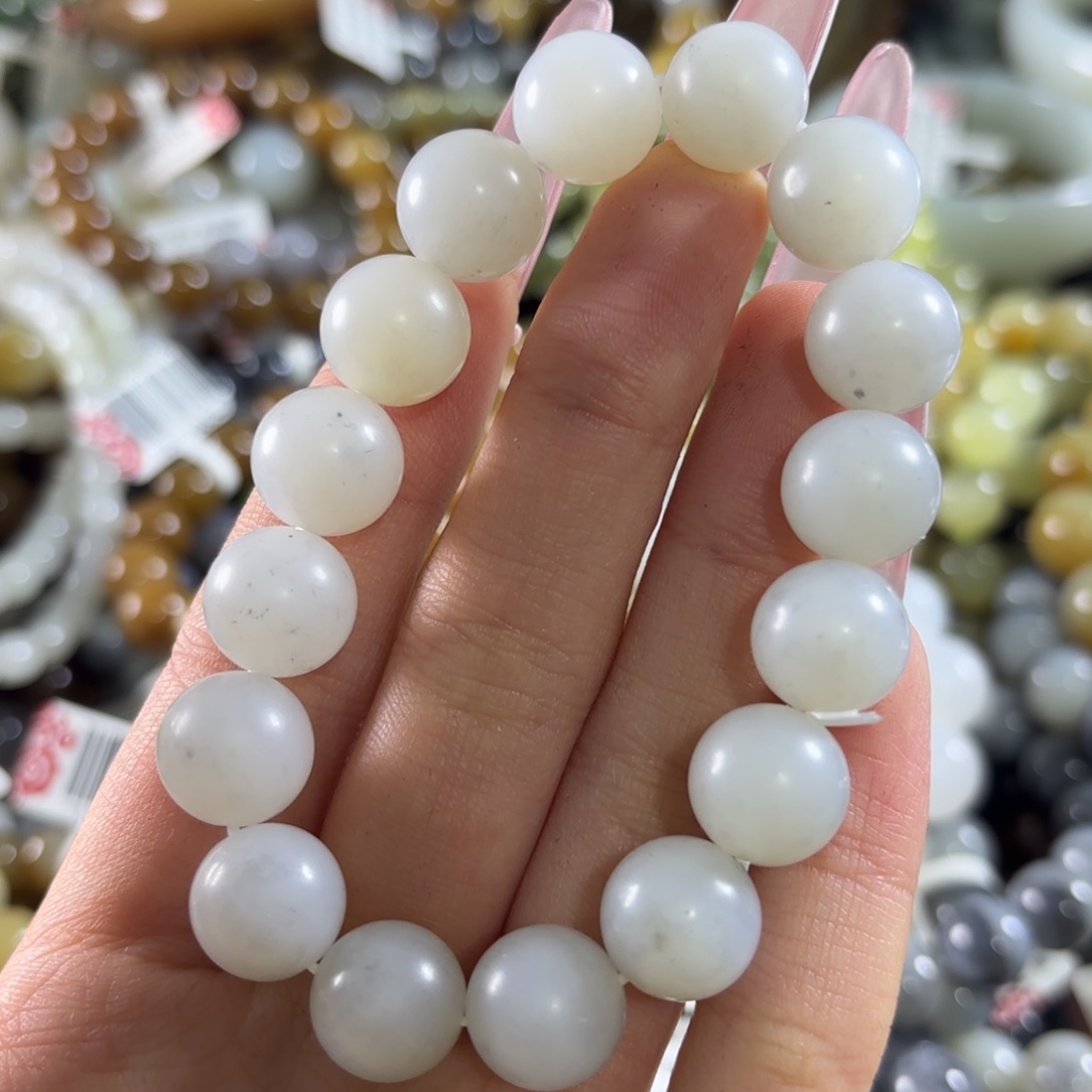 和田玉未镶嵌手链298