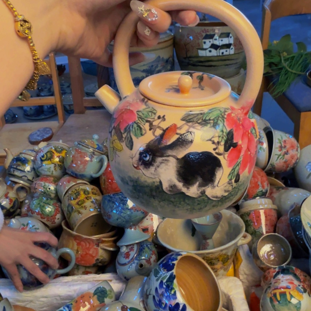 瓷片景德镇陶瓷手工手绘