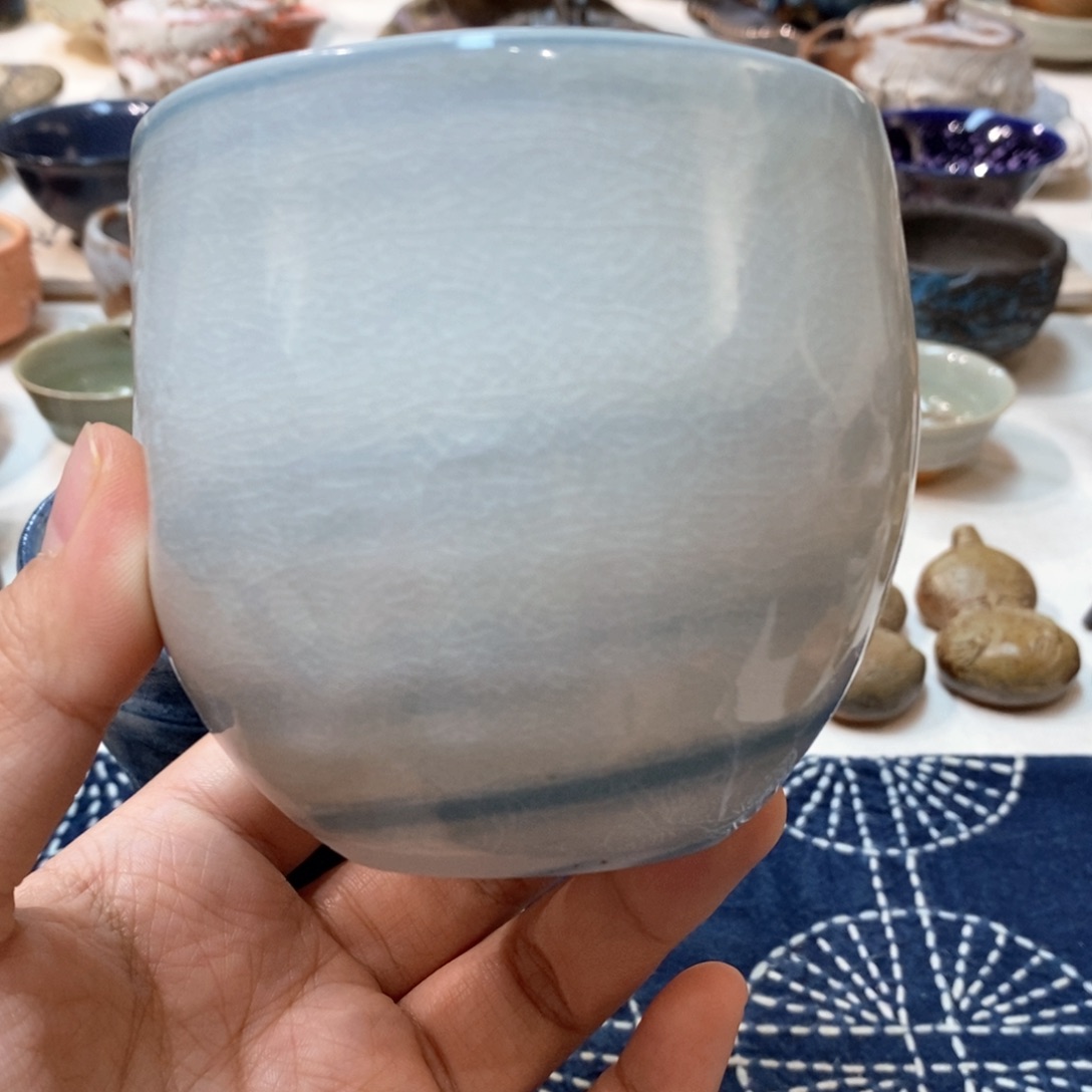柴烧侘寂粗陶茶具